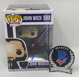 Keanu Reeves Signed Autographed John Wick #580 Funko Pop Figure Beckett COA