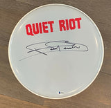 Frankie Banali Signed Autographed 12” Drumhead Quiet Riot Beckett BAS COA