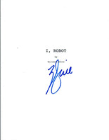 Will Smith Signed Autographed I, ROBOT Full Movie Script COA VD