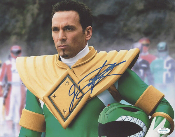 Jason David Frank Signed 11x14 Photo Mighty Morphin Power Rangers ACOA COA