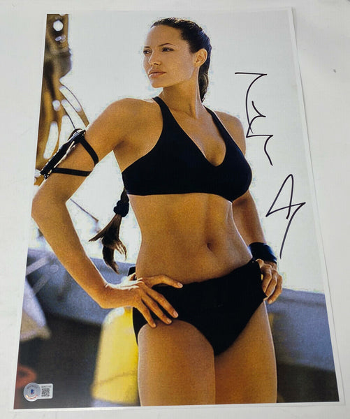 Angelina Jolie Signed Autographed 12x18 Photo Poster Sexy Beckett BAS EntertainmentAutographs Angelina Jolie Signed Autographed 12x18 Photo Poster Sexy Beckett BAS EntertainmentAutographs