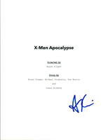 Producer Simon Kinberg Signed Autographed X-MEN APOCALYPSE Movie Script COA