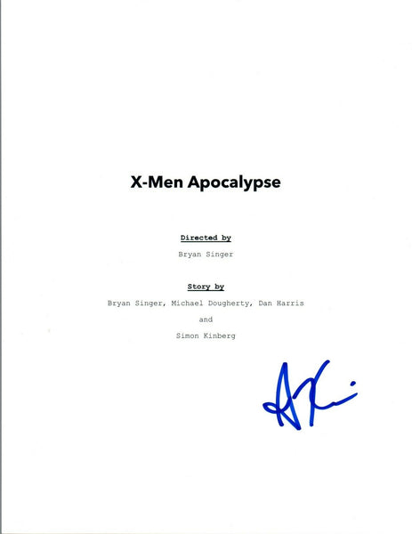 Producer Simon Kinberg Signed Autographed X-MEN APOCALYPSE Movie Script COA