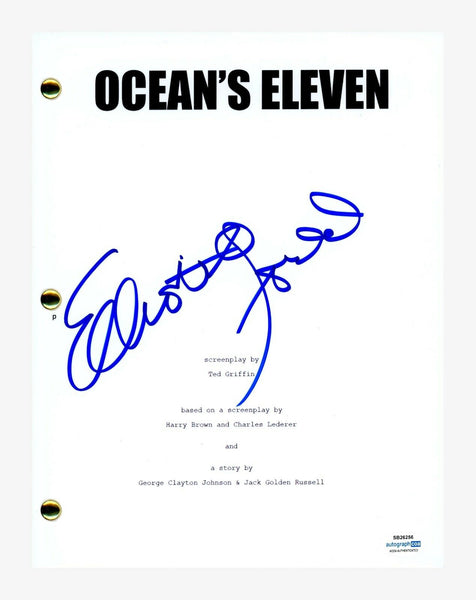 Elliott Gould Signed Autographed Ocean's Eleven Movie Script Screenplay ACOA COA