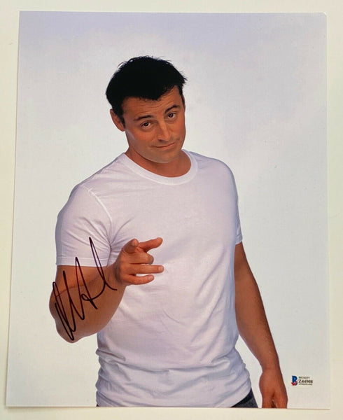 Matt LeBlanc Signed Autographed 11x14 Photo Friends Joey Tribbiani Beckett COA