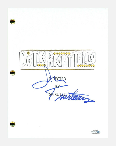 John Turturro Signed Autograph Do The Right Thing Script Screenplay ACOA COA