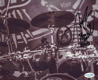 Art Cruz Signed Autograph 8x10 Photo Lamb of God Metal Drummer Prong ACOA COA