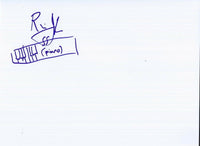 Rami Jaffee Signed Autographed Piano Sketch Keyboardist Foo Fighters