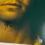 Evan Peters Signed Dahmer Monster Poster 12x18 Photo Autograph Beckett COA