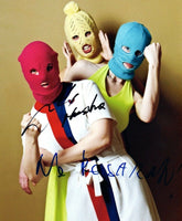 PUSSY RIOT Signed Autographed 8x10 Photo Full Band Group COA VD