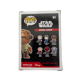 Tim Rose Signed Admiral Ackbar Funko Pop Star Wars It's A Trap Beckett COA