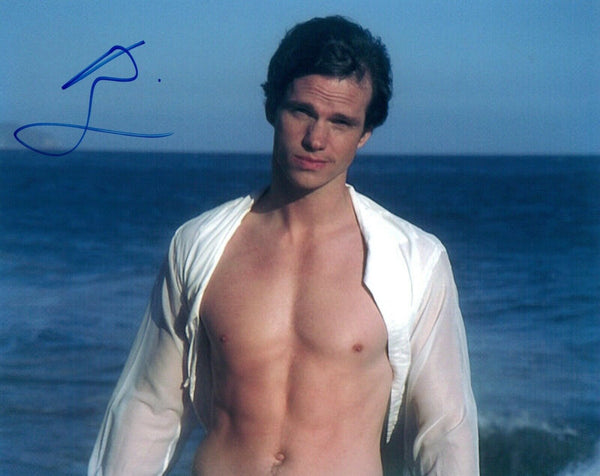 Peter Paige Signed Autographed 8x10 Photo Hot Shirtless Pose QUEER AS FOLK COA