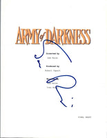 Sam Raimi Signed Autographed ARMY OF DARKNESS Movie Script COA VD