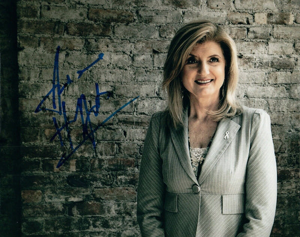 Arianna Huffington Signed Autographed 8x10 Photo The Huffington Post COA VD