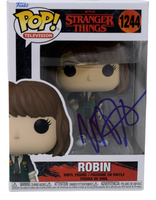 Maya Hawke Signed Funko Pop Stranger Things Robin 1244 Autograph JSA COA