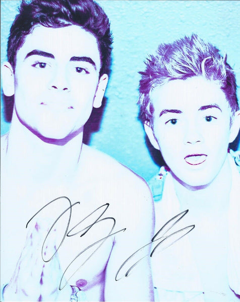 Jack Gilinsky and Jack Johnson Jack & Jack Signed Autographed 8x10 Photo E