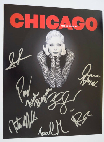 CHICAGO Broadway Cast Signed Autograph 11x14 Photo by Wendy Williams + 7 COA VD