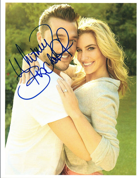 Whitney Bischoff Signed Autographed 8x10 Photo The Bachelor Chris Soules COA VD