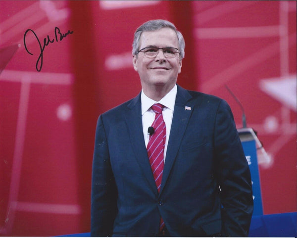 Jeb Bush Signed Autographed 8x10 Photo Florida Gov 2016 President Exact Proof G