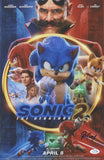 Pat Casey Screenwriter Signed Sonic the Hedgehog 2 11x17 Movie Poster ACOA COA