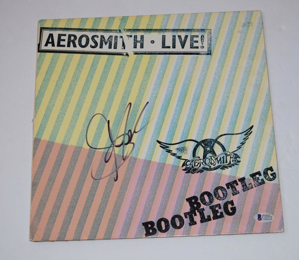 Steven Tyler Signed Autographed Aerosmith Live! Bootleg Record Album LP BAS COA