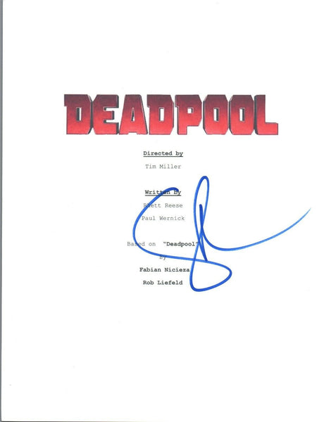 Stefan Kapicic Signed Autographed DEADPOOL Movie Script Screenplay Col ...
