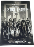 Zack Snyder Signed Autographed Justice League 11x17 Movie Poster Beckett COA