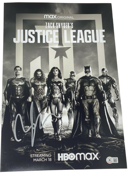 Zack Snyder Signed Autographed Justice League 11x17 Movie Poster Beckett COA