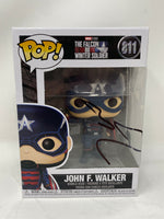 Wyatt Russell Signed Funko Pop John F Walker The Falcon & The Winter Soldier BAS