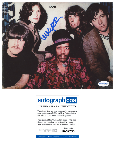 John Mayall Signed Autograph 8x10 Photo The Bluesbreakers Jimi Hendrix ACOA COA