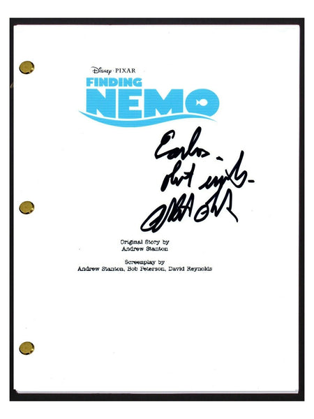 Albert Brooks Signed Autographed FINDING NEMO Full Movie Script Screenplay COA