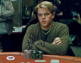 Matt Damon Signed Autographed 8x10 Photo ROUNDERS Mike McDermott PSA/DNA COA