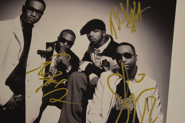 112 R&b 112 R&B Group Signed Autographed 12x12 Album Flat Photo by 3 Members C ...