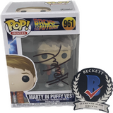 Huey Lewis Signed Autograph Marty McFly Back To The Future Funko Pop Beckett COA