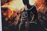 Christian Bale Signed Autograph The Dark Knight Rises 12x18 Poster Photo BAS COA