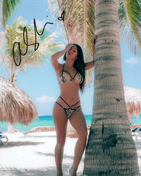 Alyshia Barragan Signed Autographed 8x10 Photo Hot Sexy Model COA