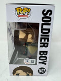 Jensen Ackles Signed Funko Pop The Boys Soldier Boy #1407 Autograph Beckett COA
