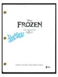 Kristen Bell Signed Autographed FROZEN Full Movie Script Beckett BAS COA