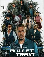 Brad Pitt Signed Autographed 11x14 Photo Bullet Train Movie Poster Beckett COA
