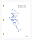 Tim Matheson Signed The West Wing Five Votes Down Episode Script ACOA COA