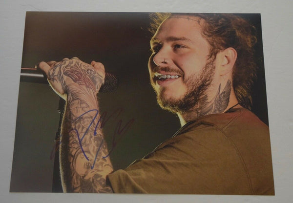 Post Malone Signed Autographed 11x14 Photo STONEY BEERBONGS & BENTLEYS COA