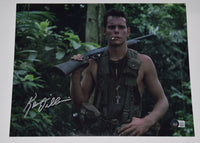 Kevin Dillon Signed Autographed 11x14 Photo Platoon Beckett BAS COA