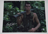 Kevin Dillon Signed Autographed 11x14 Photo Platoon Beckett BAS COA