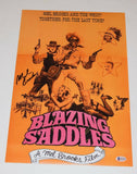Mel Brooks Signed Autographed 12x18 Poster Photo Blazing Saddles Beckett BAS COA