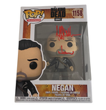 Jeffrey Dean Morgan Signed The Walking Dead Negan Funko Pop #1158 Beckett COA