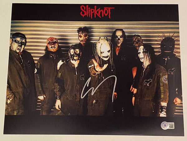 Corey Taylor Signed Autograph 11x14 Photo Slipknot Stone Sour Proof Beckett COA