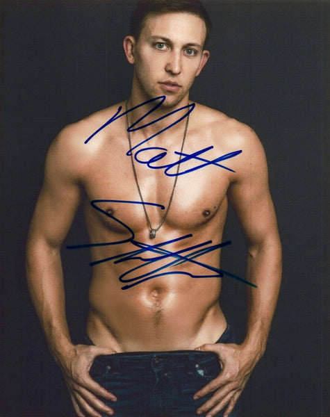 Matt Steffanina Signed Autographed 8x10 Photo Shirtless Pose COA