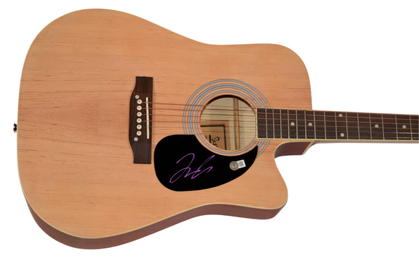 Tyler Hubbard Florida Georgia Line Signed Acoustic Guitar Autograph Beckett COA