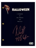 Nick Castle Signed Autographed Halloween Movie Script Michael Myers Beckett COA