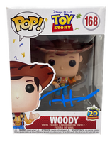Tom Hanks Signed Autograph Funko Pop Toy Story Woody 168 Figure Beckett COA